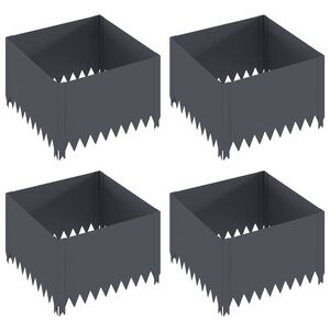 vidaXL &Pi;&epsilon;&rho;ί&gamma;&rho;&alpha;&mu;&mu;&alpha; &gamma;&kappa;&alpha;&zeta;ό&nu; 4 &tau;&mu;&chi;. 60 x 60 x 35 cm &Alpha;&tau;&sigma;ά&lambda;&iota; &Alpha;&nu;&theta;&rho;&alpha;&kappa;ί