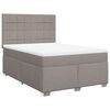 vidaXL &Kappa;&rho;&epsilon;&beta;ά&tau;&iota; Boxspring &mu;&epsilon; &Sigma;&tau;&rho;ώ&mu;&alpha; Taupe 160x200 &epsilon;&kappa;. &Upsilon;&phi;&alpha;&sigma;&mu;ά&tau;&iota;&nu;&omicron;