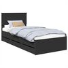 vidaXL &Sigma;&kappa;&epsilon;&lambda;&epsilon;&tau;ό&sigmaf; &Kappa;&rho;&epsilon;&beta;&alpha;&tau;&iota;&omicron;ύ &Mu;&alpha;ύ&rho;&omicron; 75 x 190 cm &Mu;&eta;&chi;&alpha;&nu;ή&mu;&alpha;&tau;&omicron;&sigmaf; &Xi;ύ&lambda;&omicron;