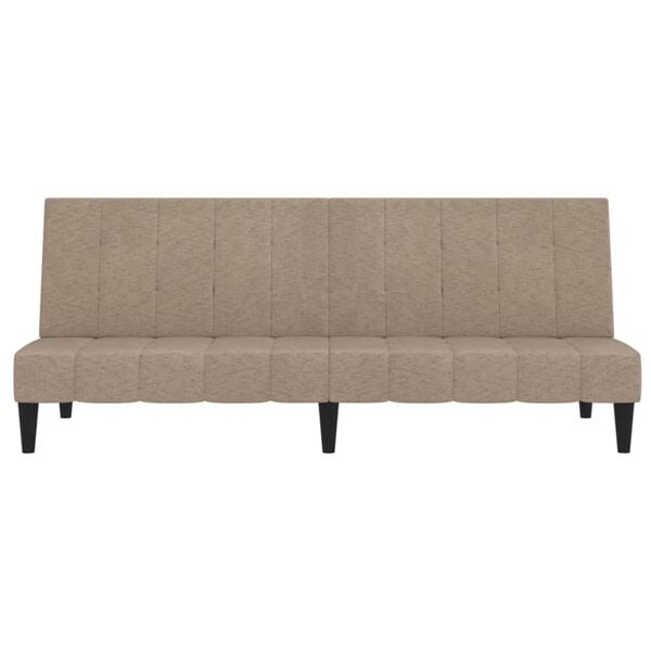 vidaXL &Kappa;&alpha;&nu;&alpha;&pi;έ&sigmaf; &Kappa;&rho;&epsilon;&beta;ά&tau;&iota; &Delta;&iota;&theta;έ&sigma;&iota;&omicron;&sigmaf; Taupe &alpha;&pi;ό Ύ&phi;&alpha;&sigma;&mu;&alpha; &Mu;&iota;&kappa;&rho;&omicron;ϊ&nu;ώ&nu;