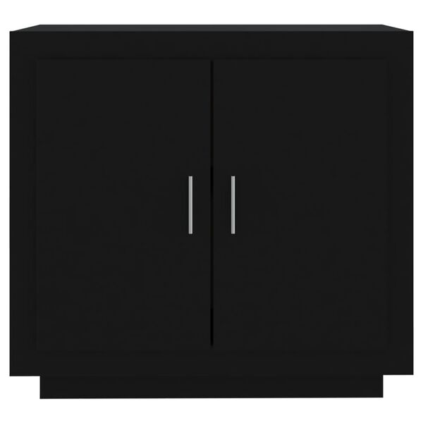vidaXL Συρταριέρα Μαύρη 80x40x75 εκ. από Επεξεργασμένο Ξύλο
