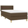 vidaXL &Kappa;&rho;&epsilon;&beta;ά&tau;&iota; Boxspring &mu;&epsilon; &Sigma;&tau;&rho;ώ&mu;&alpha; &Sigma;&kappa;&omicron;ύ&rho;&omicron; &Kappa;&alpha;&phi;έ 90x190 &epsilon;&kappa;. &Upsilon;&phi;&alpha;&sigma;&mu;ά&tau;&iota;&nu;&omicron;