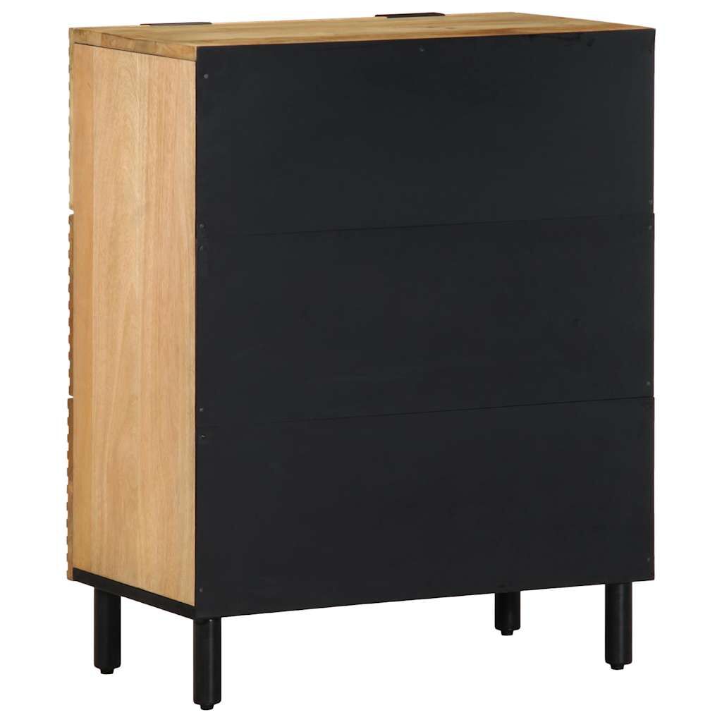 vidaXL Sideboards 2 τεμάχια καφέ 60x33x75 cm μασίφ ξύλο Mango