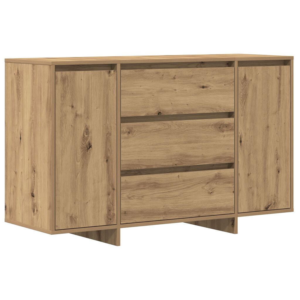 vidaXL Πλευρικός Ράφτης Artisan Δρυς 120x41x75 εκ. Επεξεργασμένο Ξύλο