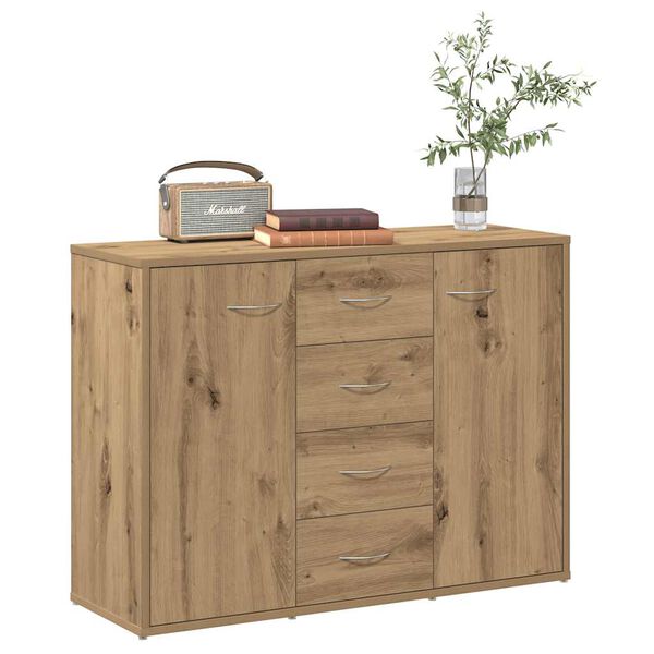vidaXL Ντουλάπι Αρτισιανή Δρυς 88x30x64 εκ. από Επεξεργ. Ξύλο