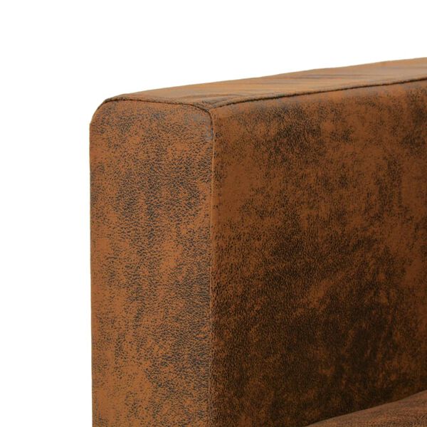 vidaXL Καναπές Τριθέσιος 191 x 73 x 82 εκ. από Συνθετικό Καστόρι