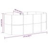 vidaXL Ζαρντινιέρα Ανθρακί 175x100x68εκ Γαλβανισμένος χάλυβας