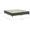 vidaXL &Kappa;&rho;&epsilon;&beta;ά&tau;&iota; Boxspring &Sigma;&kappa;&omicron;ύ&rho;&omicron; &Gamma;&kappa;&rho;&iota; 200 x 200 &epsilon;&kappa;. &Upsilon;&phi;&alpha;&sigma;&mu;ά&tau;&iota;&nu;&omicron;