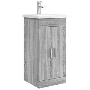 vidaXL &Kappa;&alpha;&theta;&rho;έ&phi;&tau;&eta;&sigmaf; &mu;&pi;ά&nu;&iota;&omicron;&upsilon; &mu;&epsilon; &nu;&iota;&pi;&tau;ή&rho;&alpha; &Gamma;&kappa;&rho;&iota; Sonoma 42 x 40 x 84,5 &epsilon;&kappa;