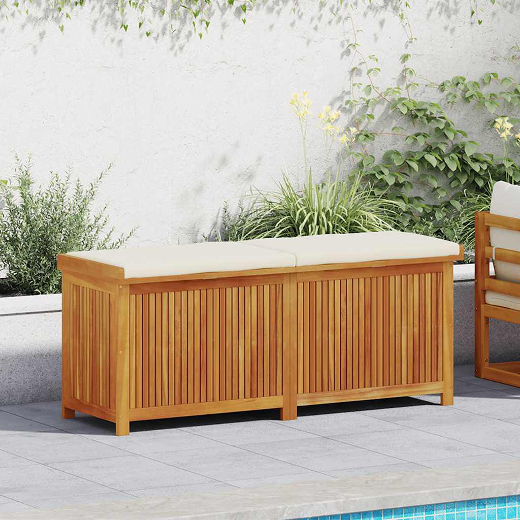 vidaXL Κουτί Μαξιλαριών Εξ. Χώρου 150x50x60,5 εκ. Μασίφ Ξύλο Ελάτης