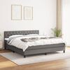 vidaXL &Kappa;&rho;&epsilon;&beta;ά&tau;&iota; Boxspring &mu;&epsilon; &Sigma;&tau;&rho;ώ&mu;&alpha; &Sigma;&kappa;&omicron;ύ&rho;&omicron; &Gamma;&kappa;&rho;&iota; 160x200 &epsilon;&kappa; &Upsilon;&phi;&alpha;&sigma;&mu;ά&tau;&iota;&nu;&omicron;