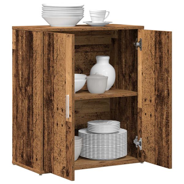 vidaXL Highboard 2 pcs Παλιό ξύλο 60 x 31 x 70 εκ Επεξεργασμένο ξύλο