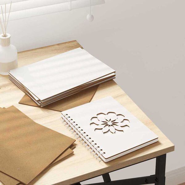 vidaXL Διακοσμητικά Πάνελ 150 pcs Λευκό 21 x 30 x 0.3 εκ