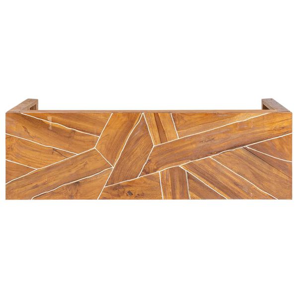 vidaXL Έπιπλο Τηλεόρασης 110 x 60 x 38 εκ. από Μασίφ Ξύλο Teak
