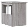 vidaXL Κλουβί Σκύλου Γκρι Sonoma 45x62x59 εκ. από Επεξεργ. Ξύλο