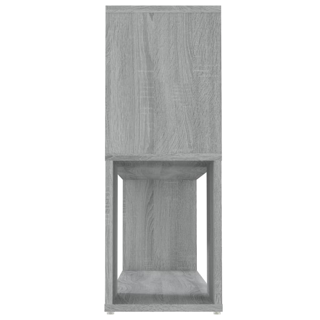 vidaXL Βιβλιοθήκη Γκρι Sonoma 100 x 24 x 63 εκ. από Επεξεργασμένο Ξύλο