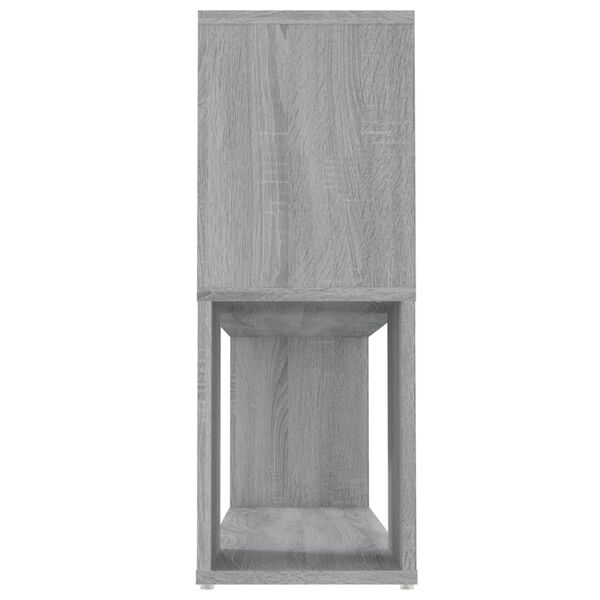 vidaXL Βιβλιοθήκη Γκρι Sonoma 100 x 24 x 63 εκ. από Επεξεργασμένο Ξύλο
