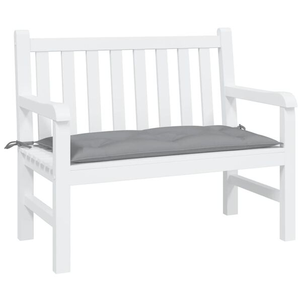 vidaXL Μαξιλάρι Πάγκου Κήπου Γκρι 100x50x7 εκ. Ύφασμα Oxford