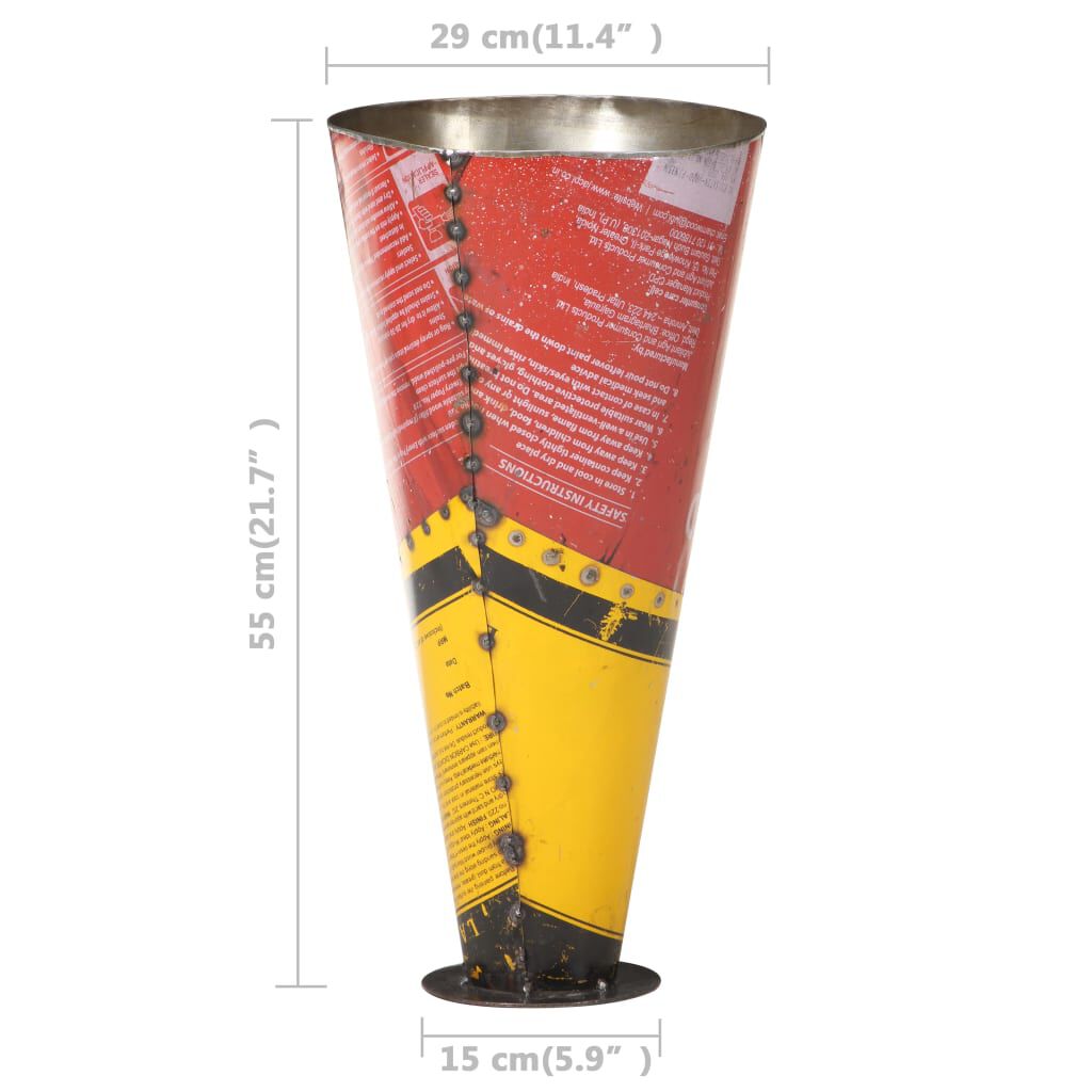 vidaXL Βάση Ομπρελών Πολύχρωμη 29 x 55 εκ. Σιδερένια