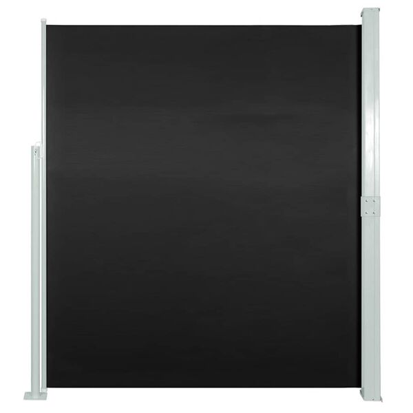 vidaXL Σκίαστρο Πλαϊνό Συρόμενο Μαύρο 140 x 300 εκ.