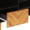 vidaXL Έπιπλο Τηλεόρασης Καφέ/Μαύρο 100x33,5x46 εκ. Μασίφ Ξύλο Μάνγκο