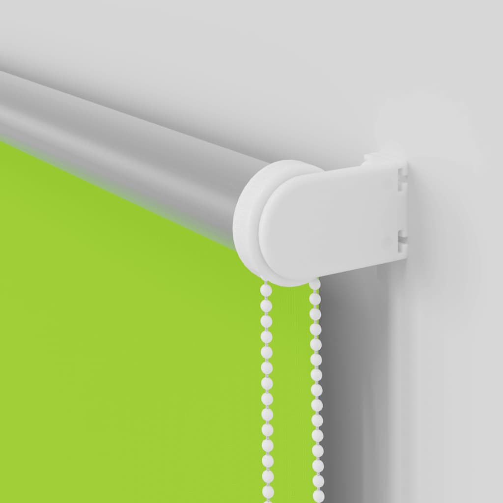 vidaXL Roller Blind Blackout φύλλα πράσινα 160x150 cm Πλάτος υφάσματος