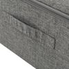 vidaXL Κουτι Αποθήκευσης Ανθρακί 70 x 40 x 18 εκ. Υφασμάτινο