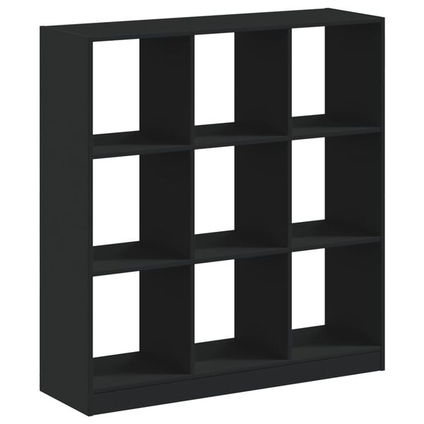 vidaXL Βιβλιοθήκη Μαύρο 102x32x108 εκ. από Επεξεργασμένο Ξύλο