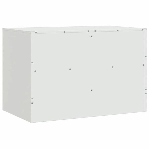 vidaXL Έπιπλα Τηλεόρασης 2 τεμ. Λευκό 67 x 39 x 44 εκ. από Χάλυβα