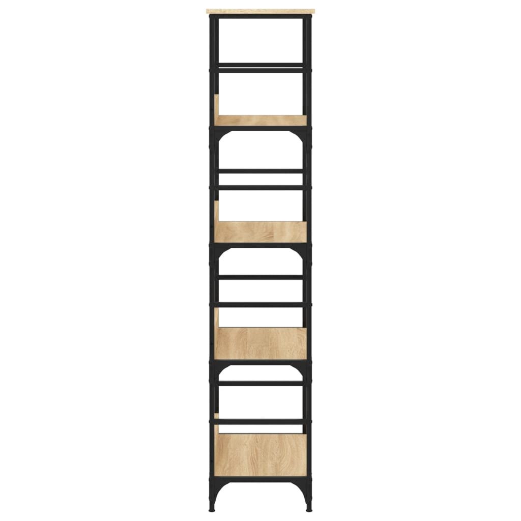 vidaXL Βιβλιοθήκη Sonoma Δρυς 50x33x153 εκ. Επεξεργασμένο Ξύλο