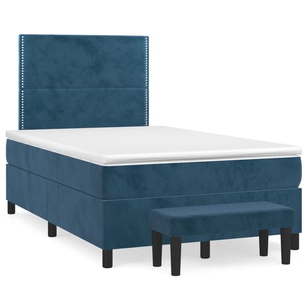 vidaXL &Kappa;&rho;&epsilon;&beta;ά&tau;&iota; Boxspring &mu;&epsilon; &Sigma;&tau;&rho;ώ&mu;&alpha; &Sigma;&kappa;&omicron;ύ&rho;&omicron; &Mu;&pi;&lambda;&epsilon; 120x200 &epsilon;&kappa;. &Beta;&epsilon;&lambda;&omicron;ύ&delta;&iota;&nu;&omicron;
