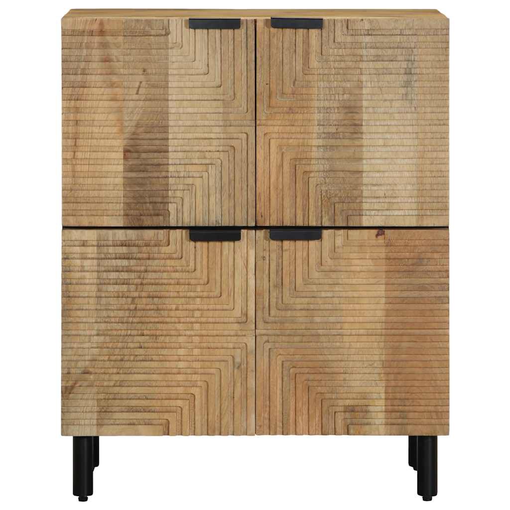vidaXL Sideboard καφέ 60x33x75 cm μασίφ ξύλο Mango
