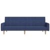 vidaXL Καναπές - Κρεβάτι Διθέσιος Μπλε Υφασμάτινος