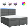 vidaXL &Kappa;&rho;&epsilon;&beta;ά&tau;&iota; Boxspring &mu;&epsilon; &Sigma;&tau;&rho;ώ&mu;&alpha; &Sigma;&kappa;&omicron;ύ&rho;&omicron; &Gamma;&kappa;&rho;&iota; 180x200 &epsilon;&kappa; &Upsilon;&phi;&alpha;&sigma;&mu;ά&tau;&iota;&nu;