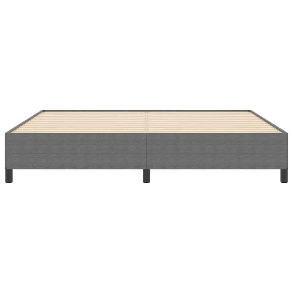 vidaXL Σκελετός Κρεβατιού Ανοιχτό γκρι 200 x 200 cm Βελούδο