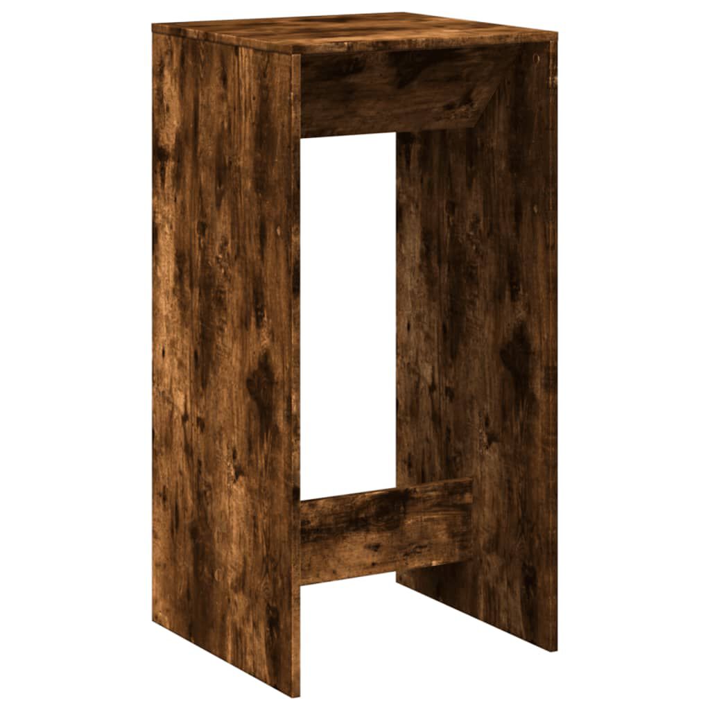 vidaXL Τραπέζι Μπαρ Καπνιστή Δρυς 51x50x103,5 εκ. Επεξ. Ξύλο