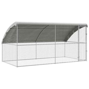 vidaXL &Kappa;&lambda;&omicron;&upsilon;&beta;ί &gamma;&iota;&alpha; &kappa;ό&tau;&epsilon;&sigmaf; 2 &tau;&epsilon;&mu;. &Alpha;&sigma;&eta;&mu;ί 400 x 200 x 200 &epsilon;&kappa;.