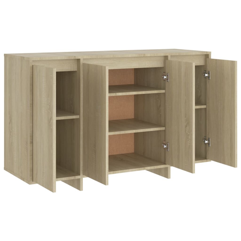 vidaXL Βοηθητικό Ντουλάπι Sonoma Δρυς 120x41x75εκ Επεξεργασμένο Ξύλο