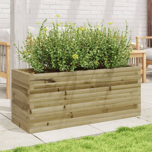 vidaXL Ζαρντινιέρα Κήπου 110x40x45,5 εκ. από Εμποτισμένο Ξύλο Πεύκου
