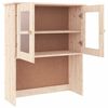 vidaXL Πάνω Ντουλάπι-Βιτρίνα ALTA 77x30x92 εκ. από Μασίφ Ξύλο Πεύκου