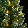 vidaXL Χριστουγεννιάτικο Δέντρο Slim Αρθρωτό με 300 LED 210 εκ.