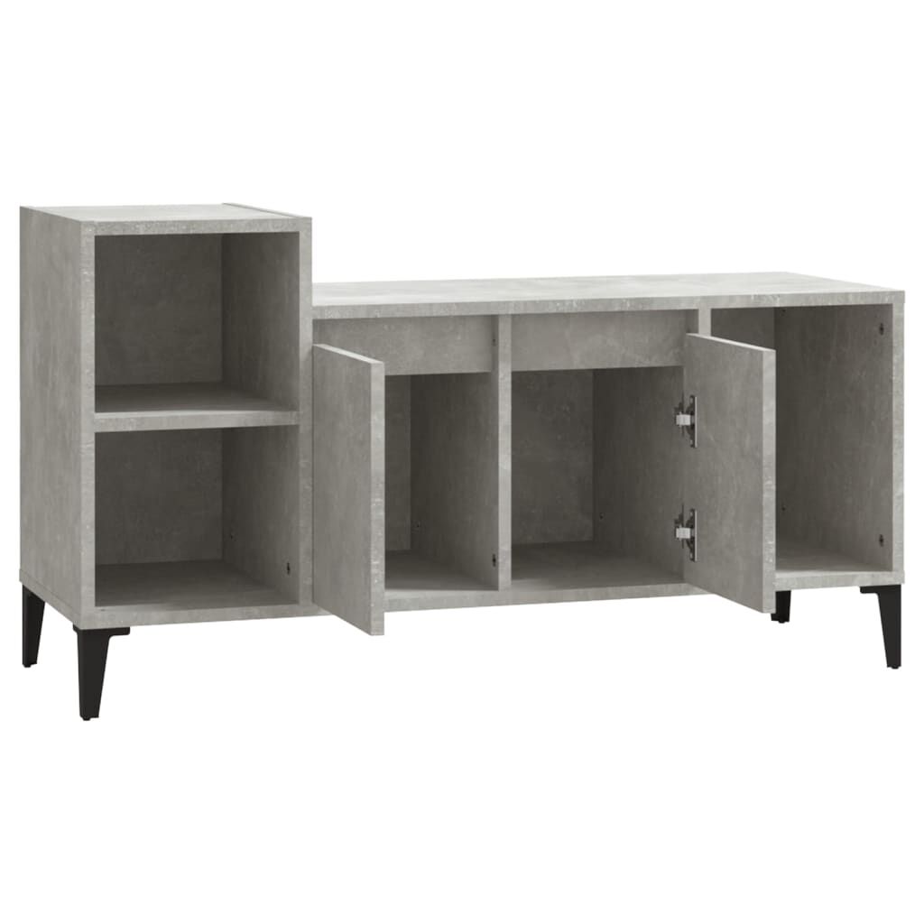 vidaXL Έπιπλο Τηλεόρασης Γκρι Σκυρ. 100x35x55 εκ. Επεξ. Ξύλο