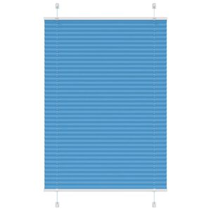 vidaXL Πλισέ περσίδα μπλε 90x150 cm Πλάτος υφάσματος 89,4 cm