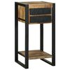 vidaXL End Table Καφέ 40 x 40 x 80 cm Μασίφ ακατέργαστο ξύλο μάνγκο