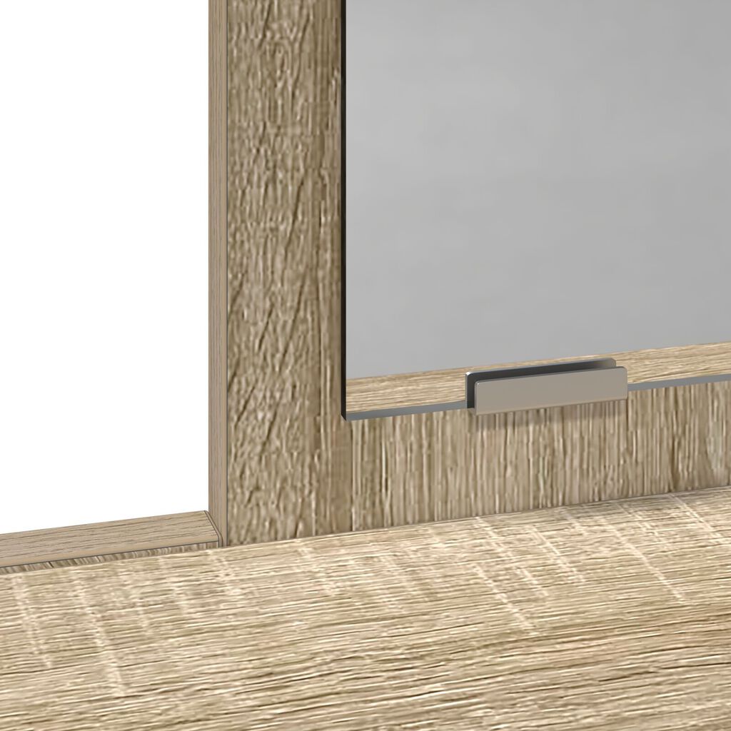Τουαλέτα vidaXL με Συρτάρια Sonoma Oak 100x41x140 εκ.