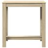 vidaXL Τραπέζι Μπαρ Sonoma Δρυς 102x50x103,5εκ. Επεξεργ. Ξύλο