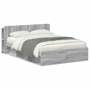 vidaXL &Sigma;&kappa;&epsilon;&lambda;&epsilon;&tau;ό&sigmaf; &kappa;&rho;&epsilon;&beta;&alpha;&tau;&iota;&omicron;ύ &mu;&epsilon; &alpha;&pi;&omicron;&theta;ή&kappa;&epsilon;&upsilon;&sigma;&eta; &Gamma;&kappa;&rho;&iota; Sonoma 160 x 200 cm
