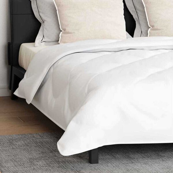 Παπλωμα με Μαξιλάρια Argyle 3 pcs Λευκό 200 x 200 cm Μικροΐνες