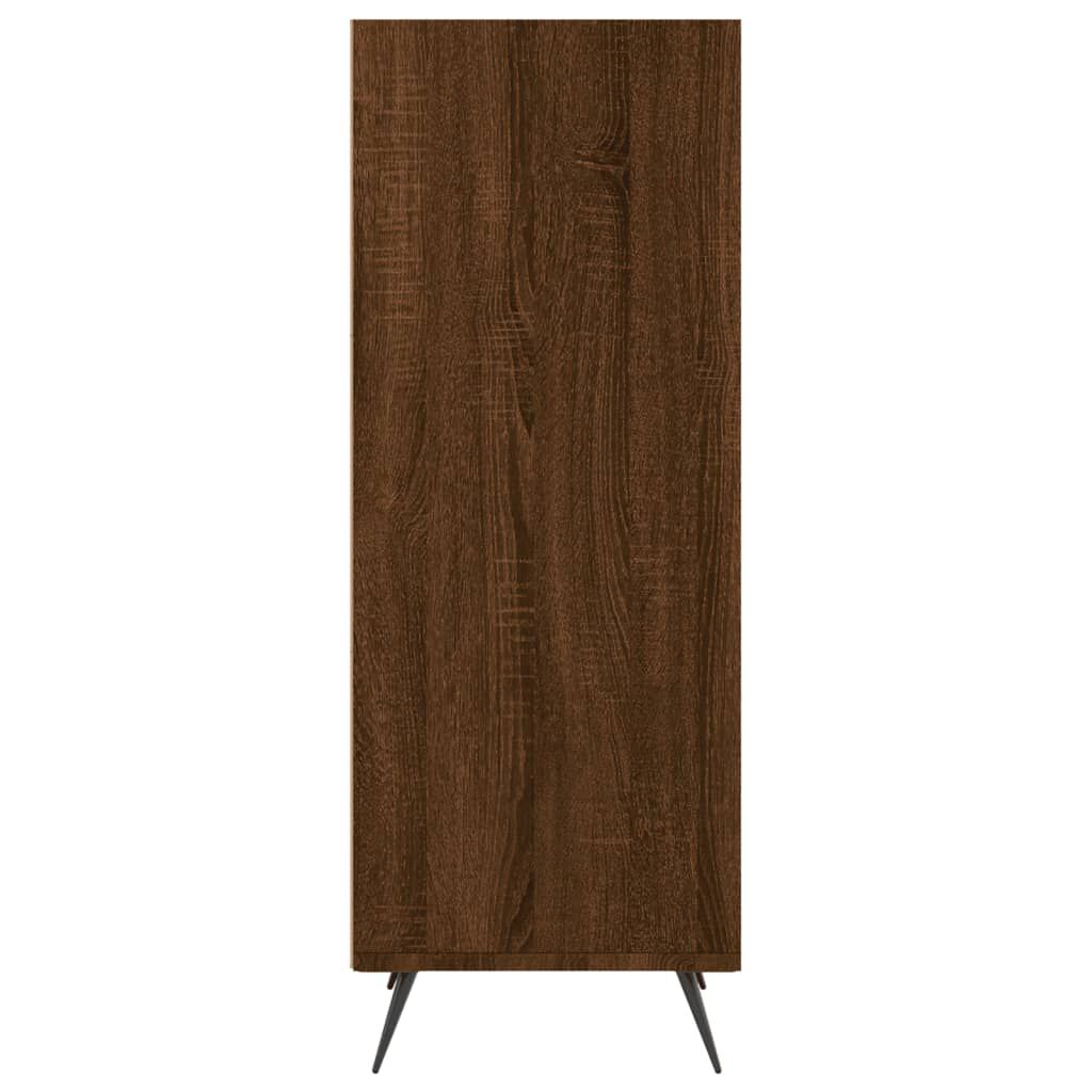 vidaXL Ραφιέρα Καφέ Δρυς 34,5 x 32,5 x 90 εκ. από Επεξεργασμένο Ξύλο