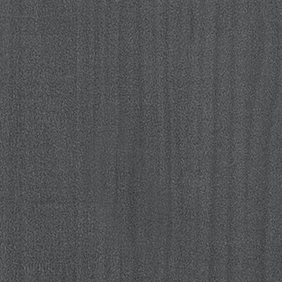 vidaXL Τραπεζάκι Σαλονιού Γκρι 50x50x33,5 εκ. από Μασίφ Ξύλο Πεύκου